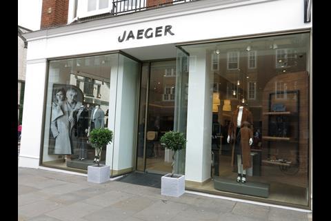 Jaeger's newly-refurbed King's Road store